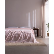 Madame Coco Mathilda King Size Pamuklu Ecocell Düz Pike 240 x 220 cm Pudra Renk Modern Tasarım