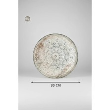 6'lı Valencia Servis Tabak 30CM Dijital Fade Rinart