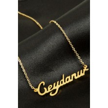 Zero Land Ilkeshop Ceydanur Isimli Kolye -Sarı