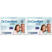 Dr.Comfort Dr. Comfort Belbantlı Medium Orta Boy Hasta Bezi 60 Adet 2X30 Paket M