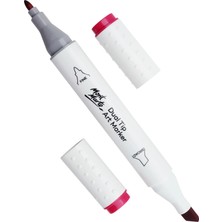MONT MARTE Çift Uçlu Sanat Markerı – Cerise P1