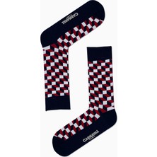 Carnaval Socks Küp Damalı Desenli Renkli Çorap