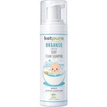 Ketpure Organik Bebek Köpük Şampuan –  Yenidoğandan İtibaren | Saç Ve Vücut İçin – 200 ml