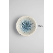 6'lı Valencia Salata Kasesi 22CM Dijital Splash Rinart