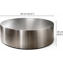 Alka Metal Paslanmaz Orta Sehpa