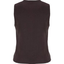 Fabrika Kahverengi Kadın Yelek F6SL-YLK0162