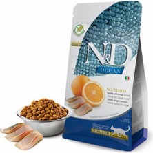 N&D Nd Ocean Ringa & Portakal Neutered Tahılsız Kedi Maması 1.5 Kg