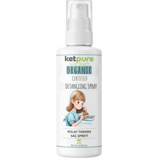Ketpure Doğal ve Organik Kolay Saç Tarama Spreyi – Çocuklar ve Yetişkinler Için Lavanta ve Hindistan Cevizi Yağlı Saç Açıcı Sprey 100 ml