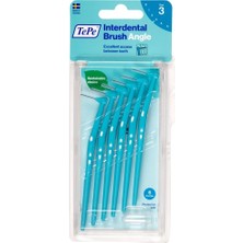 Tepe Arayüz Fırçası Mavi 0.6 mm 6'lı Açılı Tasarım ile Dişler Arası Temizlik İçin Etkili