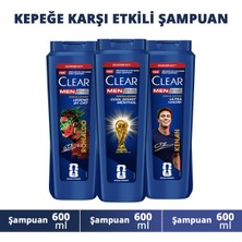 Clear Men Kepeğe Karşı Etkili Şampuan Fifa World Cup Serisi Big Size 3'lü