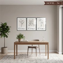 Akıllı Kağıt Cam Görünümlü Yapışkanlı Tablo Çiçek (Model- 54)