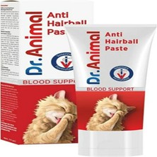 Dr. Animal Anti-Hairball Blood Support Kedi Malt Macunu (Tüy Yumağı Giderici ve Kan Değerlerini Destekleyici Vitaminli Pasta)