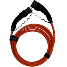 Hims EMEF-22T2-SS-3 22KW Tip 2 Siyah Soketli 3m Elektrikli Araç Şarj Kablosu