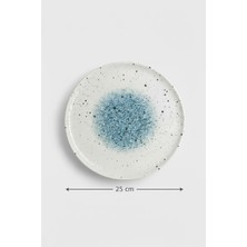 6'lı Valencia Servis Tabak 25CM Dijital Splash Rinart