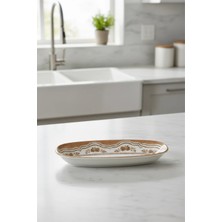 12'li Valencia Oval Kayık Tabak 25CM Dijital Salda Rinart