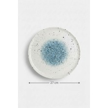 6'lı Valencia Servis Tabak 27CM Dijital Splash Rinart