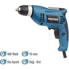 Proter  Pr 450 Rl Darbesiz Matkap 10MM 400 W