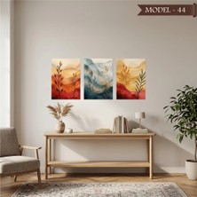 Akıllı Kağıt Cam Görünümlü Yapışkanlı Tablo Çiçek (Model- 44)