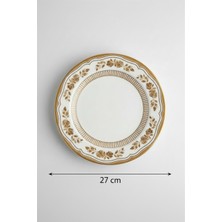 6'lı Tuna Servis Tabağı ( Yanaklı) 27 cm Dijital Salda Rinart