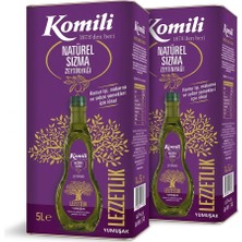 Komili Lezzetlik Yumuşak Natürel Sızma Zeytinyağı 5 Lt x 2 Adet – Yumuşak Içim, Soğuk Kullanım & Profesyonel Mutfak Uyumlu
