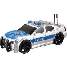 Adel Nitro Speed Polis Arabası 1:20 Sesli Işıklı Gri