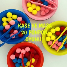 Eğitici Oyunlar - Maşa ve Ponpon Renk Yarışı * Aynı Renk Topu Kaseye Koy!