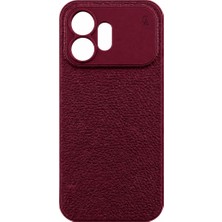 Coolacs Honor 600 Uyumlu Deri Dokulu Yumuşak Silikon Telefon Kılıfı Kapak
