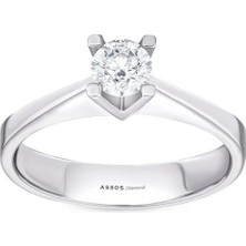 Assos Pırlanta 0.35 Karat Pırlanta Tektaş Yüzük