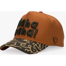 RustandRich Kadın Erkek Taba Trucker Şapka Art Collection Doodle