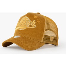 RustandRich Kadın Erkek Sarı Trucker Şapka Hard Collection Hard Rich