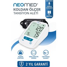 Neomed DBP-6281 Türkçe Konuşan Büyük Ekranlı Bluetoothlu Üst Koldan Dijital Tansiyon Aleti