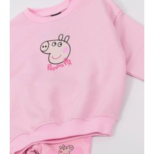 Baby Lory Kids Store Kız Çocuk Peppa Pig Desen Taytlı Takım