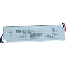 Mw LPC-100-700 100W 36-72V 700 Ma %90 IP67 190*52*3