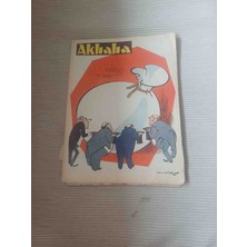 Akbaba Mizah Dergisinin Bu Sayısı, 7 Kasim 1963  Karikatürler ve Mizahi Yazılarla Dolu. Dönemin Toplumsal ve Siyasi Olaylarına