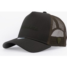 RustandRich Kadın Erkek Haki Trucker Şapka Timeless Collection Basic