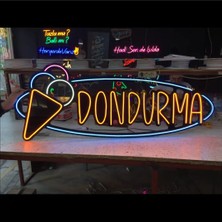 Neonled Külah Dondurma Neon LED Dekoratif Aydınlatma