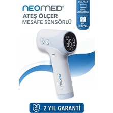 Neomed DET-3023 Premium Akıllı Mesafe Sensörlü LED Işıklı Temassız Dijital Ateş Ölçer