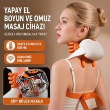Azurtech Omuz Masaj Aleti, Handiva Boyun Masaj Aleti, N7 Master El Servikal, 3 Hız Ayarı, Derin Doku 3D Yoğurma, Kompakt ve Hafif, Omuz, Boyun ve Alt Karın Için