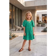 HC Kids Wear Kız Çocuk Bayramlık Fistolu Elbise
