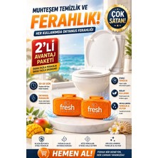 Fresh Products 🚽🌿 The Marvel Fresh 2.5 Clip Mango Kokulu Tuvalet Kokusu – 2’li Avantaj Paket