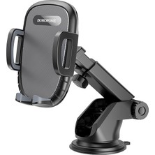 Borofone BH53 Teleskopik Kollu Vantuzlu Araç İçi Telefon Tutucu (Cam ve Gövde Uyumlu) 360 Derece