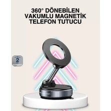 Magne Güçlü Mıknatıslı Vakumlu Araç Telefon Tutucu Alüminyum Gövde - TGR1020-1276