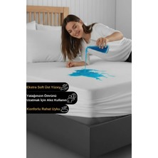 Micro-fitted %100 Sıvı Su Geçirmez Tek-çift Kişilik Full Kenar Çarşaf Yatak Alezi Koruyucu Çocuk 140x200 cm