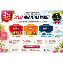 Fresh Products 🌊🥭🥝🍊 Fresh Clip 2.5 Klozet Kokusu – 3 Farklı Koku | 3’lü Avantaj Set