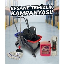  efsane temizlik seti: profesyonel araba + neo star pembe temizleyici + 2 adet mop hediyeli
