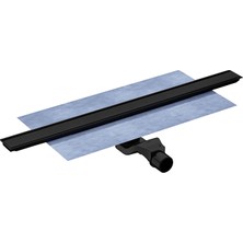 Vitra 59980580000 Eco-Flow DK100 Duş Kanalı Yandan, 40CM, Mat Siyah
