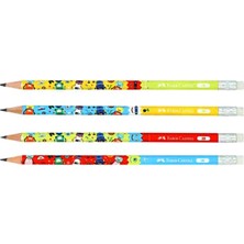 Adel Faber Castell Robot Kurşun Kalem - 6 Adet
