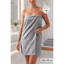 Vionel Home %100 Pamuk Softure Banyo Havlusu | Yüksek Emici | Yumuşak Dokulu | Premium Havlu | 100X140 cm - Vizon