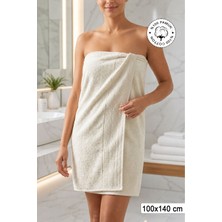 Vionel Home %100 Pamuk Softure Banyo Havlusu | Yüksek Emici | Yumuşak Dokulu | Premium Havlu | 100X140 cm - Vizon