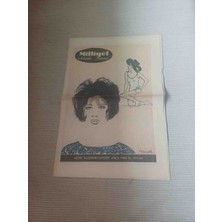 Milliyet Gazetesinin Moda Ilavesi Için Hazırlanmış, Dönemin Modasını Yansıtan Bir Kapak Görseli. Gazeteden Ayrı Satıldığı Belirtiliyor